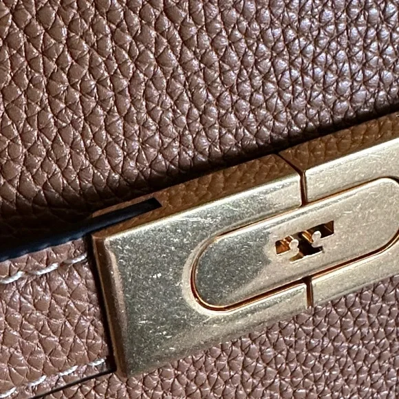 Tory Burch Tan and Black Small Crossbody Bag - Picture 5 of 16